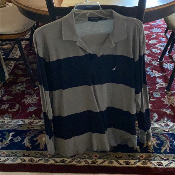 Long sleeve nautical collared shirt - Picture 2 of 3